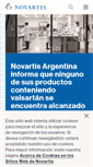Mobile Screenshot of novartis.com.ar