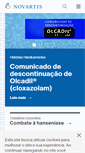 Mobile Screenshot of novartis.com.br